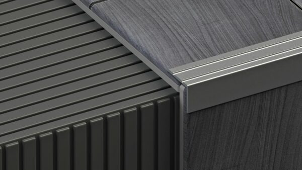 Burkolatváltó Lépcső Sarok Profil 24,5x10mm 90cm Hossz