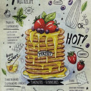 Konyhai Szőnyeg Hali pancakes 70x200 cm
